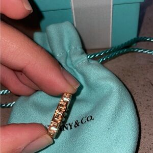 Tiffany’s rose gold band. Size 7.5